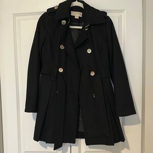 Michael by Michael Kors Black Double-Breasted Women's Coat